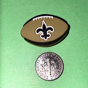 (10 for $15) New Orleans Saints Football 🏈 NFL Crocs Shoe Charms
